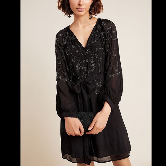 NWT new Beautiful beaded embroidered tunic dress - Picture 2 of 8